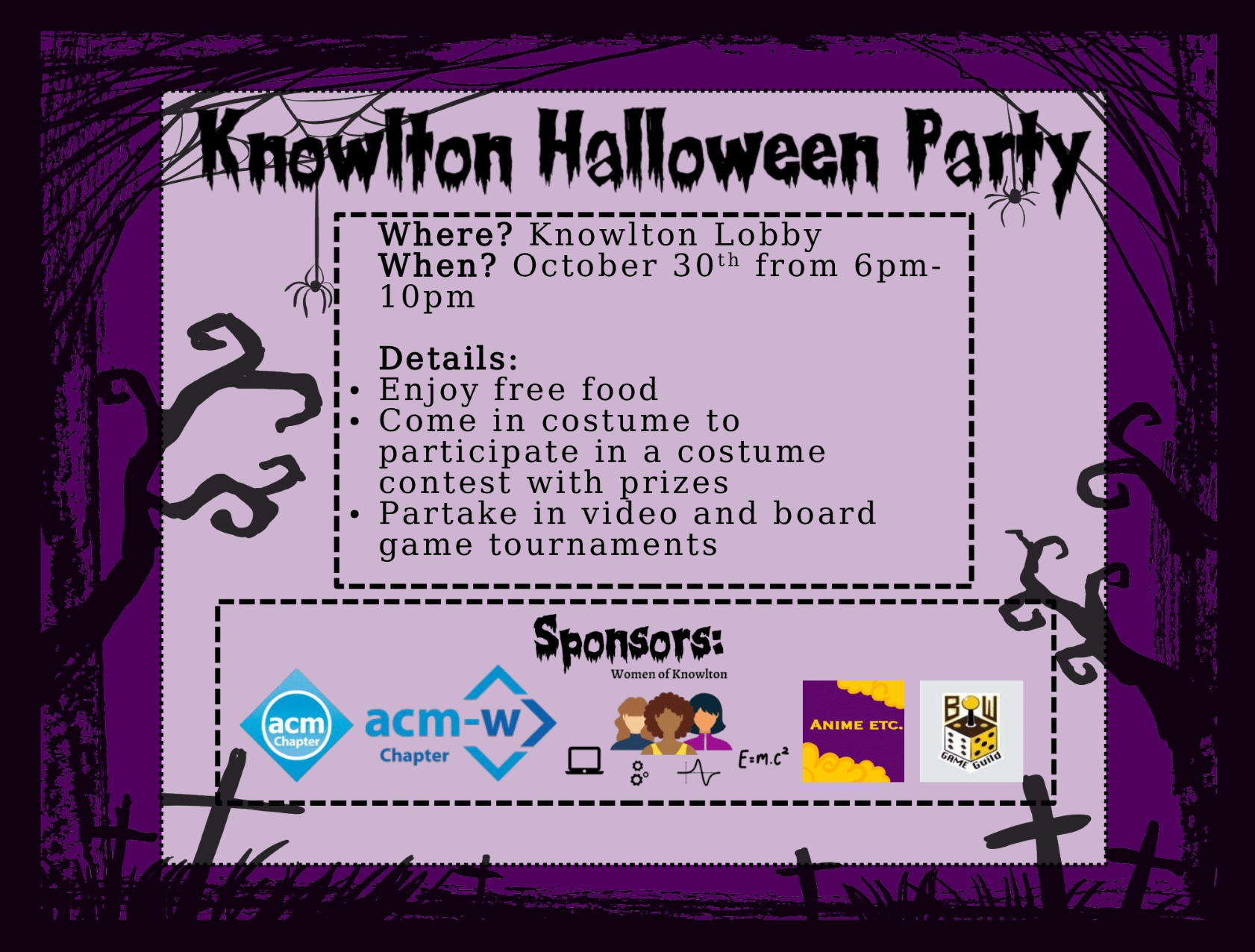 Poster for Halloween Party